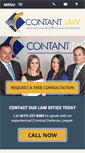 Mobile Screenshot of contant-law.com